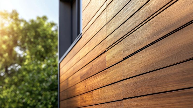 Wood Cladding in Spring